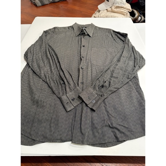 Mondo Di Marco Other - MONDO‎ DI MARCO Mens XL Long Sleeve Button Down Shirt Geometric Pattern Italy